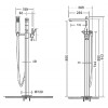 Смеситель для ванны Bravat Arc F66061K-B3-ENG