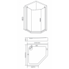 Good Door Душевой уголок PANDORA PNT-100-C-CH
