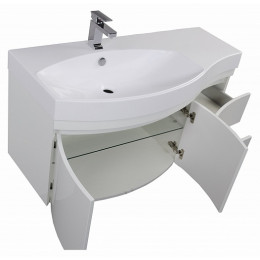 Aquanet Тумба с раковиной Опера 2-115 L белая (169613)