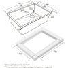 Мойка для кухни Paulmark Next-Skew Uni PM887444-MG 74 матовый серый