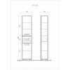 Vigo Пенал для ванной Plaza 400