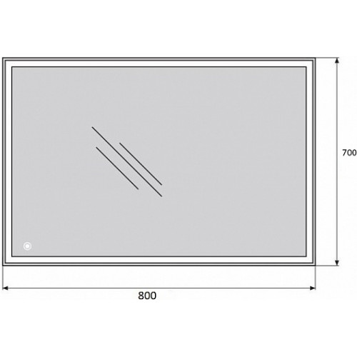 BelBagno Зеркало Belbagno SPC-GRT-700-800-LED-TCH