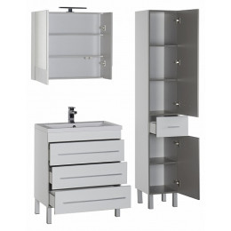 Aquanet Мебель для ванной Верона 75 белая напольная (231040)