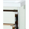 Misty Тумба с раковиной Джулия QVATRO 90 подвесная белая White