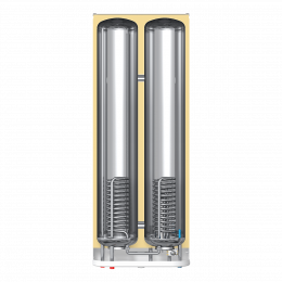 Водонагреватель косвенного нагрева электрический THERMEX Flat 80 V Combi