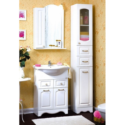 Бриклаер Тумба с раковиной Анна 60 белая