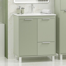 Brevita Тумба с раковиной Risacca Pistachio 70 фисташковый