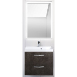 BelBagno Мебель для ванной AURORA 600 Cemento Scuro, TCH