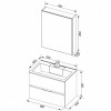Aquanet Мебель для ванной Алвита 70 белая
