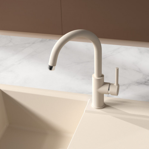 Смеситель для кухни Lemark Comfort LM3073PSH шампань