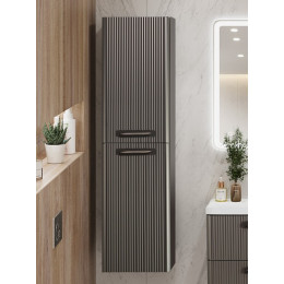 BelBagno Шкаф подвесной Due 40/150 оружейная сталь ручки Сатиновый никель
