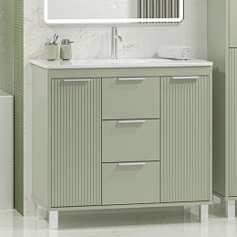 Brevita Тумба с раковиной Risacca Pistachio 90 фисташковый