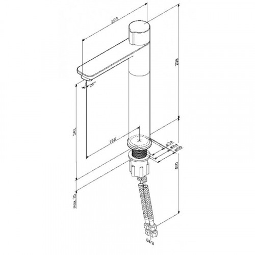 Смеситель для раковины Am.Pm X-Joy F85A92500 хром