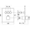 Смеситель для душа Paffoni Compact Box CPT519NO черный матовый