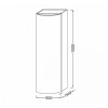 Jacob Delafon Шкаф-пенал Presquile 50 EB1115G-G1C (EB1115G-HU) L, белый бриллиант