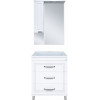 Misty Мебель для ванной Терра 70 L 3 ящика белая