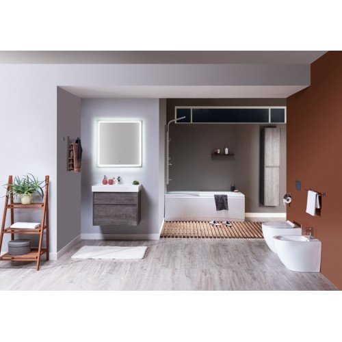 Зеркало Aquanet Nova Lite 90 дуб рошелье LED