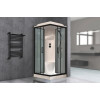Royal Bath Душевая кабина HP RB 80HP6-GT-BL 80x80 стекло прозрачное профиль черный матовый