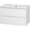 Brevita Тумба с раковиной Riva 80 подвесная белая