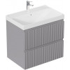 Aquanet Мебель для ванной Джейн 2.0 70 Flash подвесная графит матовый