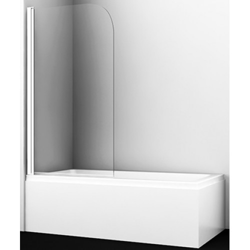 WasserKRAFT Шторка на ванну Leine 35P01-80WHITE