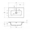 BelBagno Тумба с раковиной Kraft 39-60 подвесная Bianco Opaco с раковиной BB600/390ETL