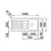 Мойка Blanco Livit II 6 S 526623 сталь полированная