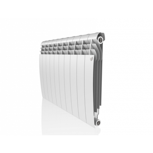 Радиатор биметаллический Royal Thermo BiLiner 500 Bianco Traffico 10 секций, боковое подключение