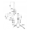 Смеситель на борт ванны Paffoni Light LIG047NKN 266777 чёрный никель