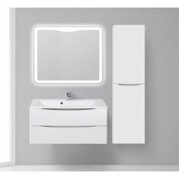 BelBagno Пенал для ванной FLY-MARINO-1500 Bianco Lucido L