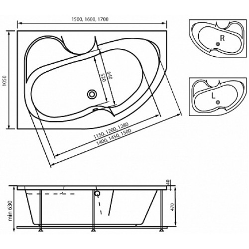 Vayer Экран фронтальный Azalia 150 L