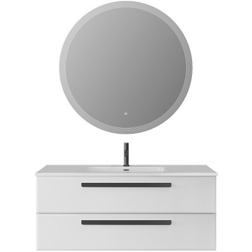 BelBagno Мебель для ванной Eco Cer-N 120 CZR-8095-120 bianco opaco ручки чёрные
