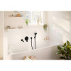 Смеситель для ванны Hansgrohe Rebris S 72466670 черный матовый