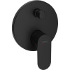 Смеситель для ванны Hansgrohe Rebris S 72466670 черный матовый