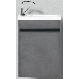 BelBagno Тумба с раковиной PIETRA MINI 460 L Stucco Cemento