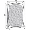 Зеркало Aquanet Тоскана 8085 с LED подсветкой 800х850x32 мм инфракрасный выключатель