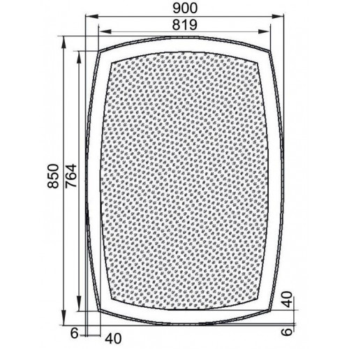 Зеркало Aquanet Тоскана 8085 с LED подсветкой 800х850x32 мм инфракрасный выключатель