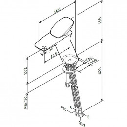 Смеситель для раковины Am.Pm Spirit 2.0 F70A02100 хром