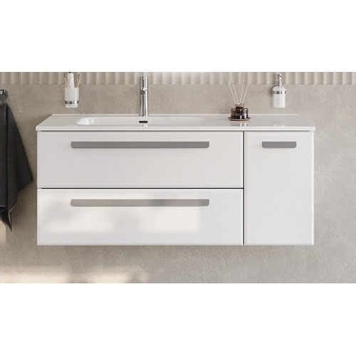 BelBagno Мебель для ванной Eco Cer-N 120-1 L bianco lucido CZR-8095-120-L ручки серые