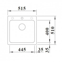 Мойка кухонная Blanco Naya 5 526580 темная скала