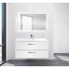 BelBagno Тумба с раковиной AURORA 1000 Bianco Lucido, ручки хром