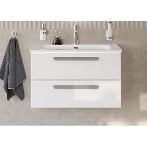 BelBagno Мебель для ванной Eco Cer-N 80 CZR-8073-80 bianco opaco ручки серые