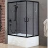 Royal Bath Душевой уголок RB 8100BP-T-BL 100х80х200 L