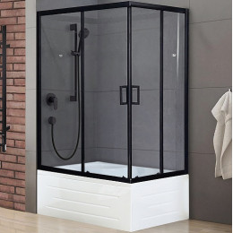 Royal Bath Душевой уголок RB 8100BP-T-BL 100х80х200 L