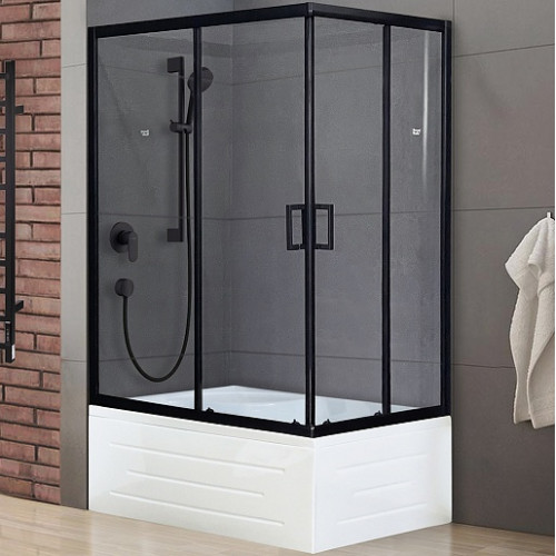 Royal Bath Душевой уголок RB 8100BP-T-BL 100х80х200 L