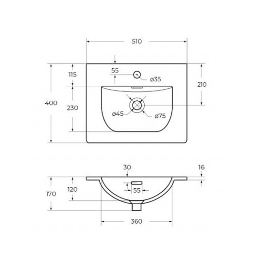 BelBagno Тумба с раковиной Kraft 39-50 подвесная Еловый матовый с раковиной BB-8099-3-50
