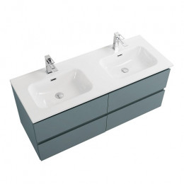 BelBagno Тумба с раковиной Kraft 120-2 подвесная Голубой матовый