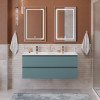 BelBagno Тумба с раковиной Kraft 120-2 подвесная Голубой матовый