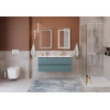 BelBagno Тумба с раковиной Kraft 120-2 подвесная Голубой матовый