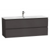 BelBagno Тумба с раковиной Kraft 120 подвесная Темно-Серый матовый с раковиной BB-8099-120